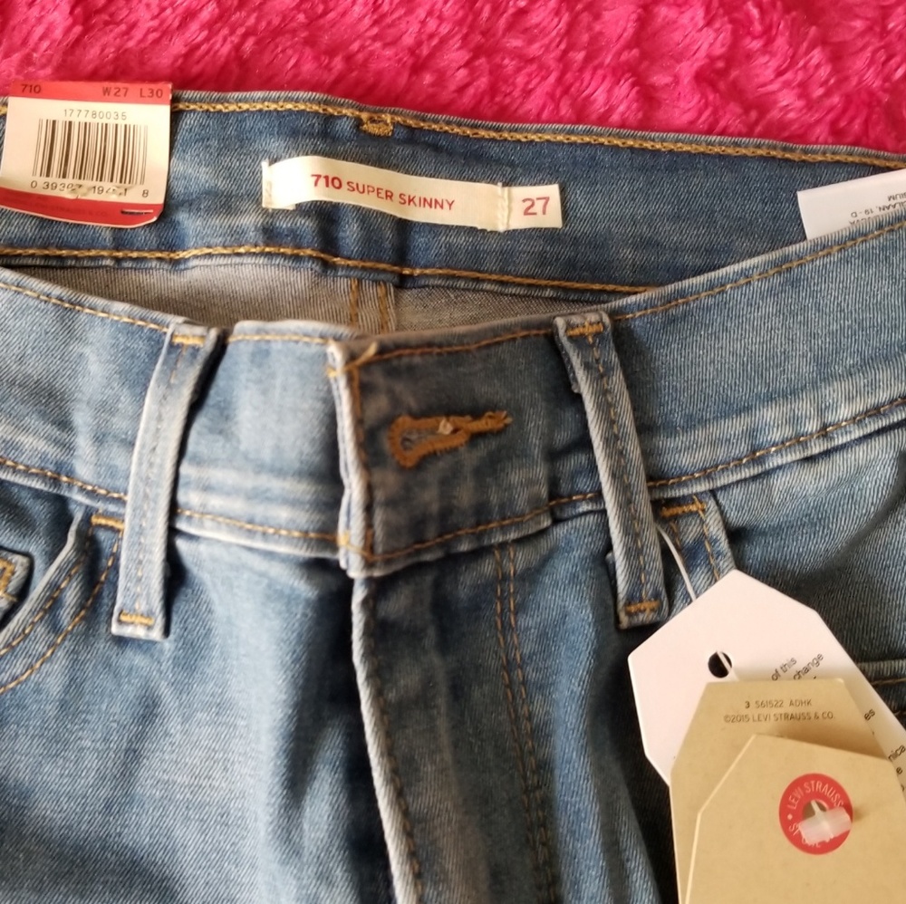 Levi's light Blue skinny jeans